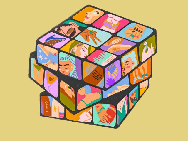 fine acts ruby cube